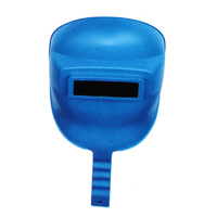 蓝色电焊面罩
