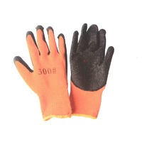 自产橡胶防切割手套 如意星耐油劳保手套 耐磨工地建筑胶片手套